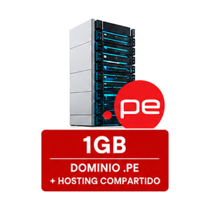 Dominio .pe + Hosting 1 GB + Correos