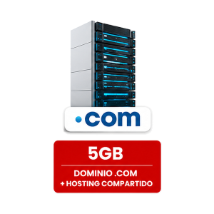 Dominio .com + Hosting 5 GB + Correos