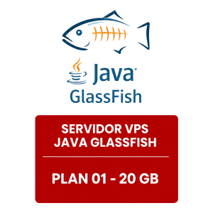 Servidor VPS Java Glassfish 20 GB