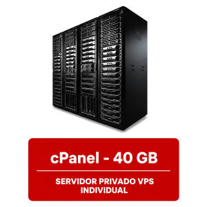 Servidor Privado VPS Individual - CPanel 40 GB