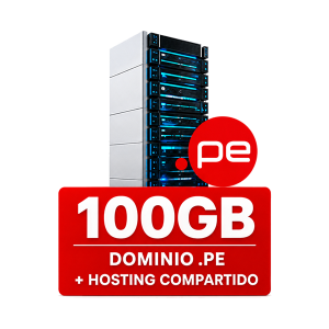 Dominio .pe + Hosting 100 GB + Correos